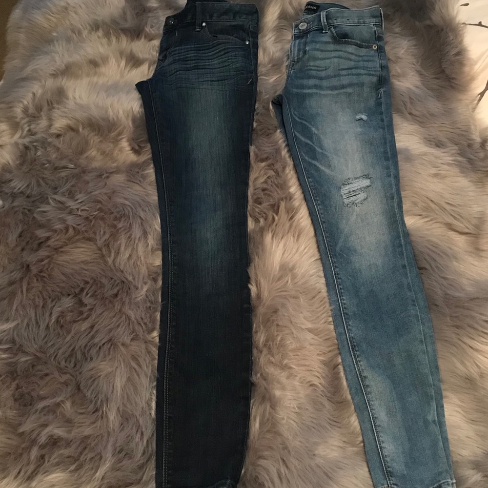 2pairs Express skinny jeans. Bundle